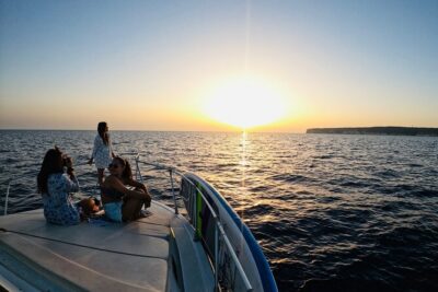 3-Hour Dolphin watching at sunset with aperitif - Dolphins near the boat: the part that earns the praise
