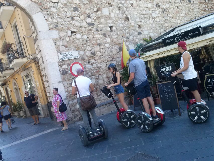 3-Hour Taormina Segway PT Authorized Tour - The Duomo Square stop and the Centauressa fountain moment
