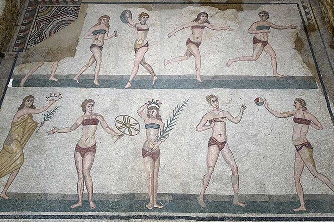 Agrigento and Piazza Armerina day tour - Piazza Armerina’s Villa Romana del Casale: the mosaics deserve your focus