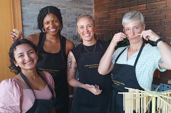 Authentic Sicilian Cooking Class in Palermo - The aperitif and lunch: eat what you made, family style