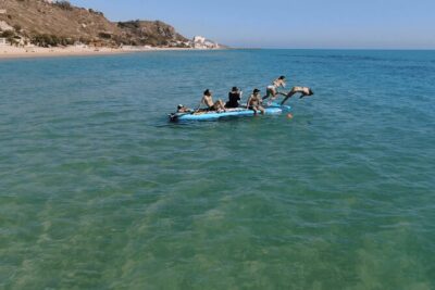Big SUP / Paddle Board for Groups in Torre Salsa Nature Reserve - The guided 6km sea route: what you’ll do out on the water