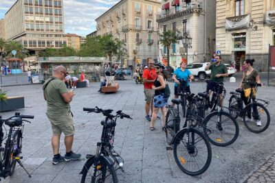 Bike tour of Catania by e-bike - Teatro Massimo Bellini: your first landmark and your first orientation win