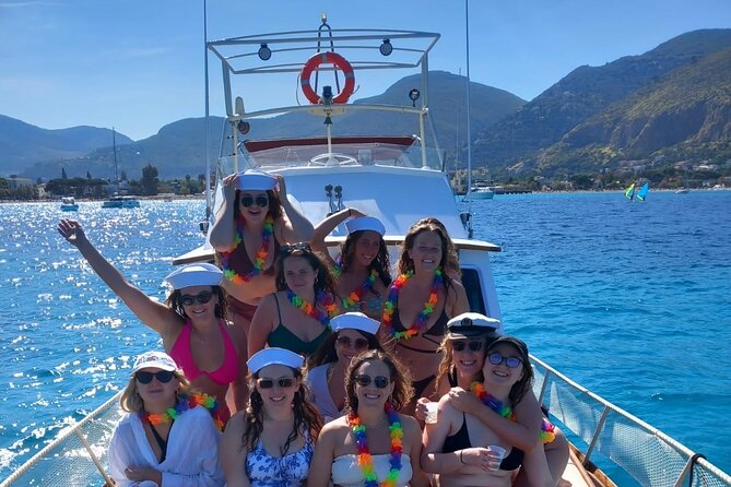 Boat excursion from Palermo with aperitif and wine - Mondello Beach Stop: Fine Sand Meets Real Swim Time