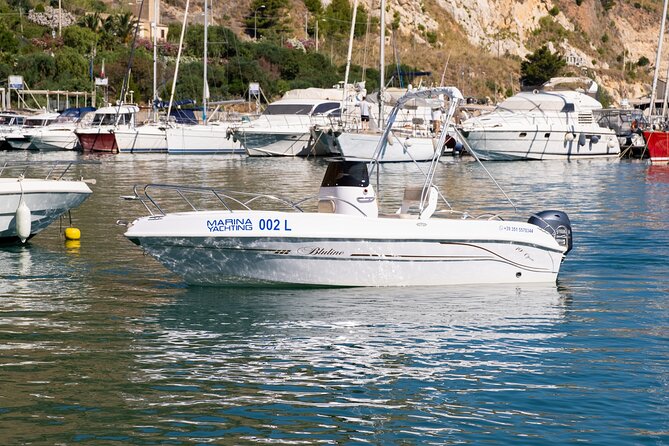 Boat rental without license Castellammare del Golfo-Rent boat - Faraglioni di Scopello: the famous rocks, from sea level