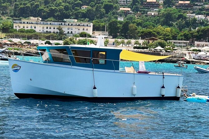 Boat Tour Mondello and Gulf of Palermo, with Aperitif (4 hours) - Mondello Bay Anchors: Emerald Water, Turquoise Water, and Real Swim Time