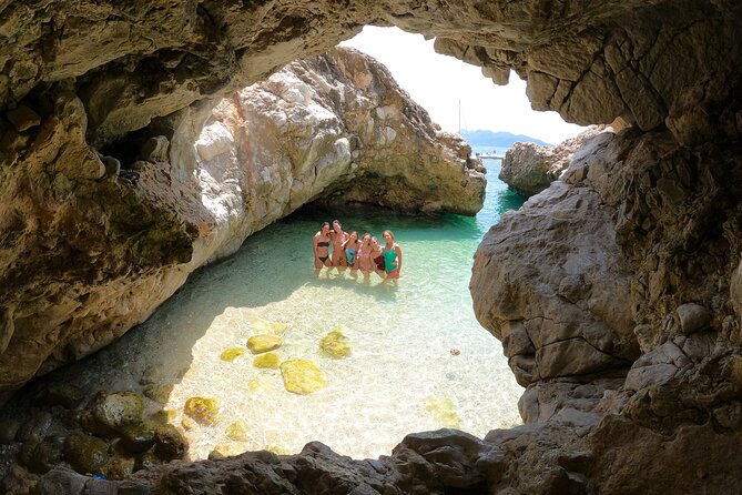 Boat tour to Egadi Favignana and Levanzo islands from Trapani - Cala Fredda and Cala Minnola: final swim chances in pebble and pine shade