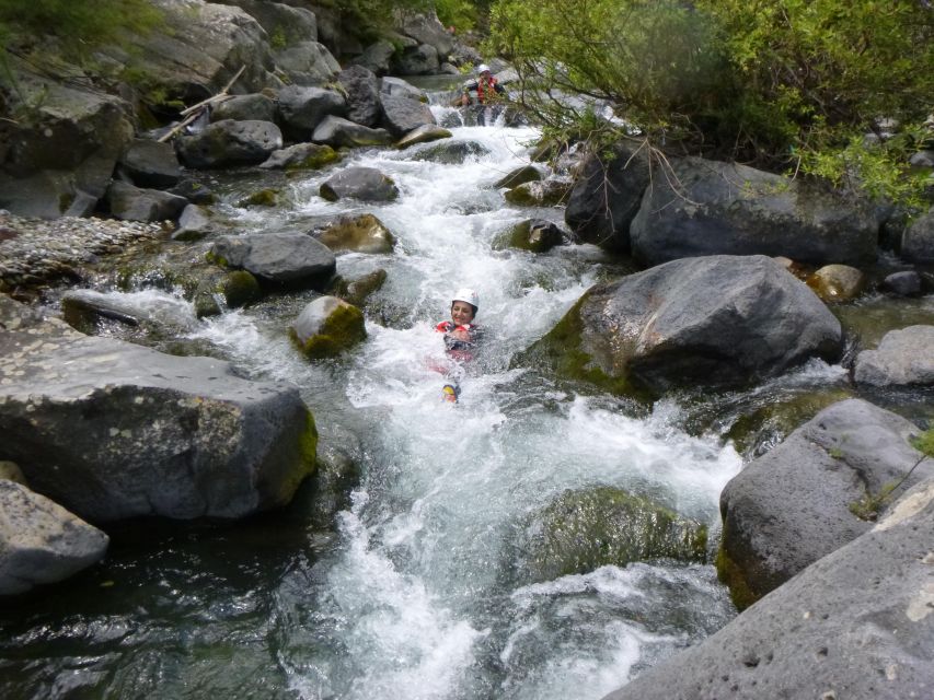 Canyoning and bodyrafting in the Alcantara River - The safety setup: harness, helmet, wetsuit, and why you’ll feel secure