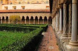Capuchin Catacombs and Monreale Cathedral Private Tour - Benedictine Cloister Garden: The Calm After the Bones
