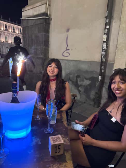 Catania: Birthday or Bachelorette Party with Pickup - The Ecs Dogana club block: VIP entry, reserved space, and a real show