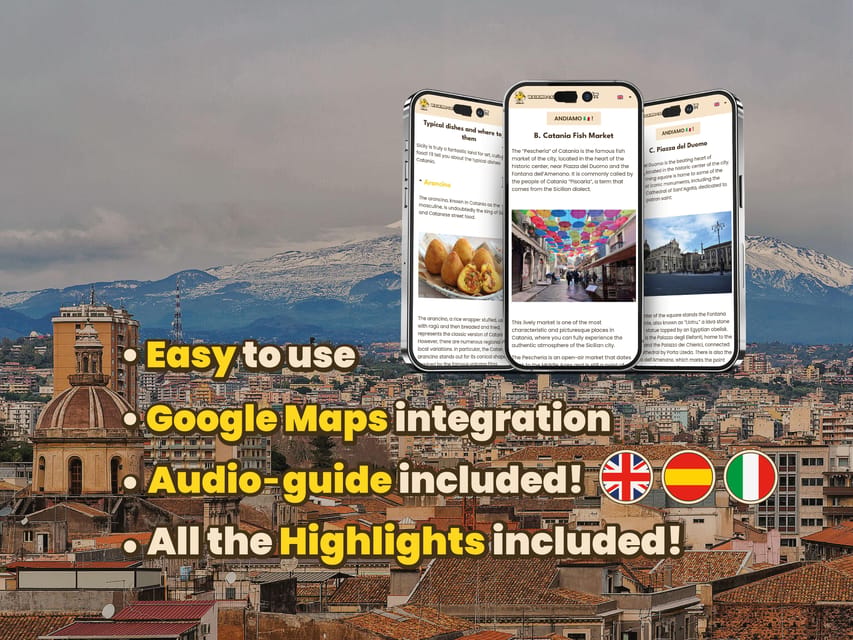 Catania: Digital guide made with a Local for your tour - Key things you should know before you go