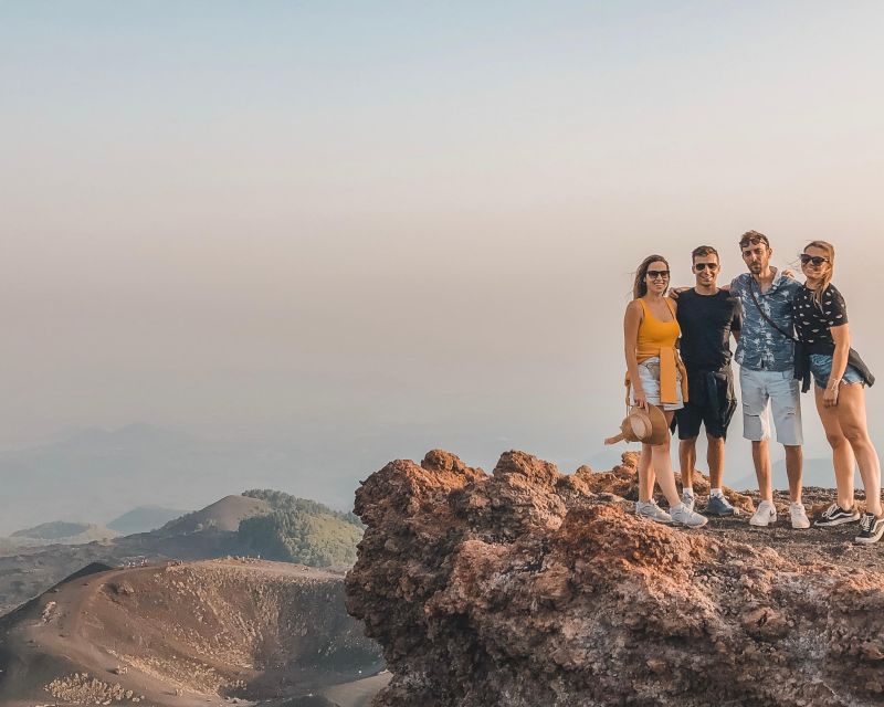 Catania: Etna Sunset Tour with Pickup and Drop-off - Lateral craters around 2000 m: soft hiking with big payoff