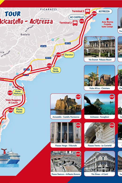 Catania: Hop-On, Hop-Off Bus to Acicastello and Acitrezza - Open-Top Views You Can Actually Use