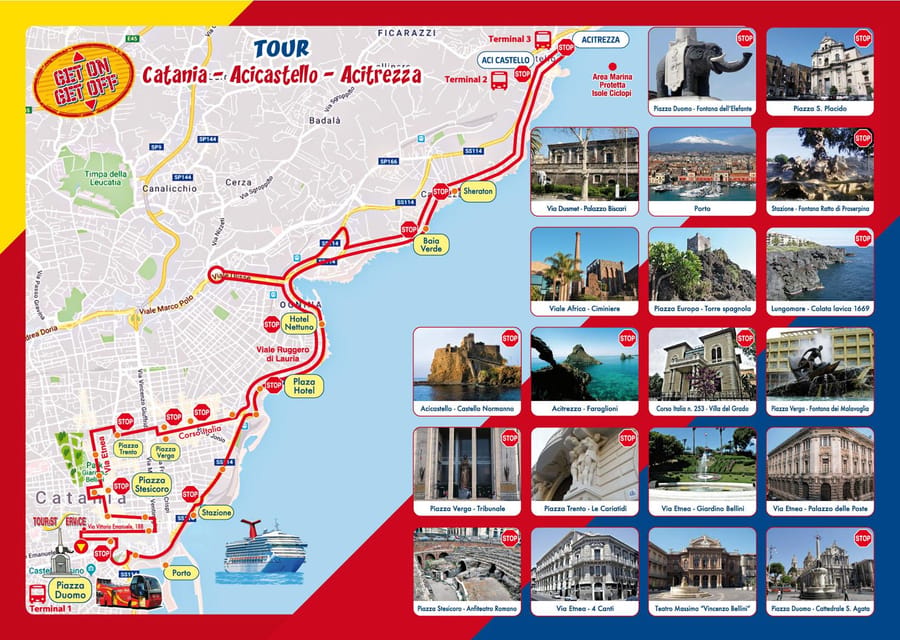 Catania: Hop-On, Hop-Off Bus to Acicastello and Acitrezza - Acicastello: Norman Castle Views and a Classic Coastal Village Stop