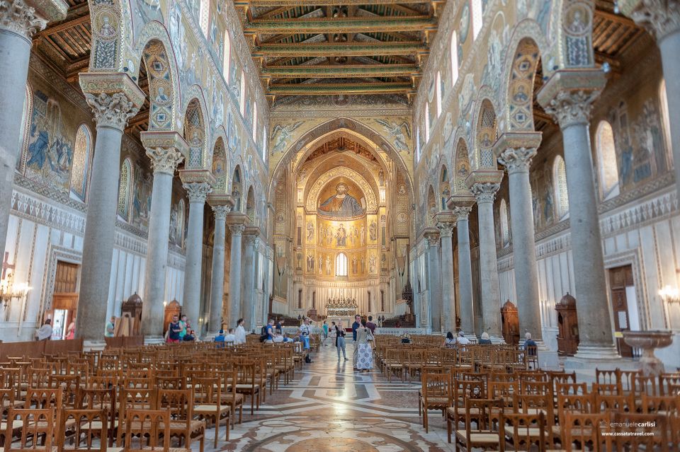 Cefalù: Palermo and Monreale Tour - Monreale Cathedral: the marble-and-mosaic show you came for
