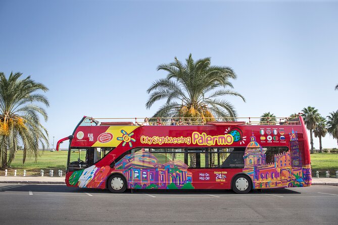 City Sightseeing Palermo Hop-On Hop-Off Bus Tour - Route A stops: Quattro Canti, Cathedral, and Palermo’s market energy