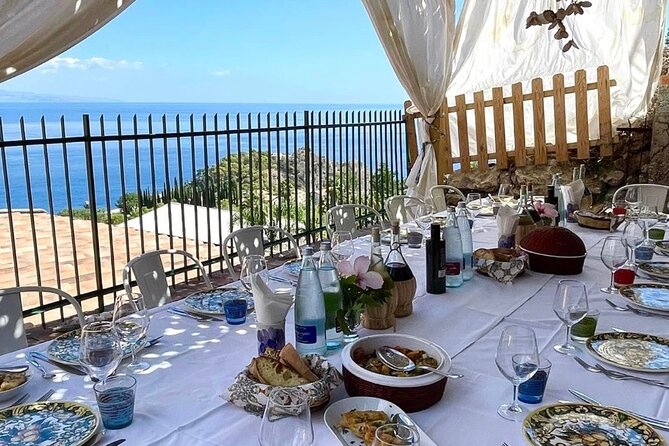 COOKING CLASS in Taormina at Chef Massimo HOUSE!! - Lunch With Homemade Wine: Eating What You Made (and Eating a Lot)