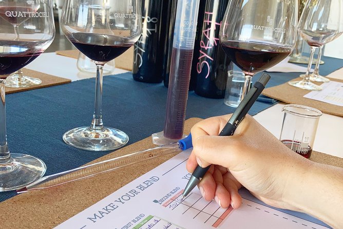 Create Your Perfect Blend with Our Wines. - The blending workshop: a playful way to learn percentages