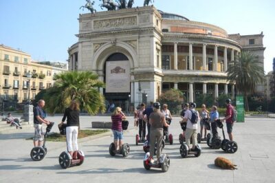 CSTRents - Palermo Segway PT Authorized Tour - Piazza Verdi and the opera-house sightline: starting with big Palermo energy