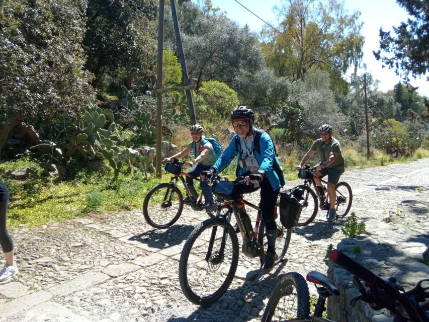 Discover MtPellegrino with a PRIVATE Guided Bike Tour - The climb begins on Scala Vecchia and the pilgrims’ old road