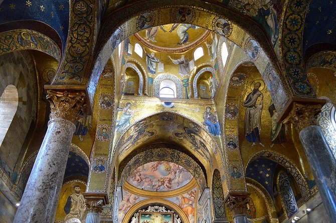 DISCOVER THE SECRET OF PALERMO Walking Tour Combining Art and best street food - Santa Maria dell’Ammiraglio (La Martorana): mosaics you can read