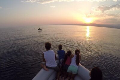 Dolphin Watching & Conservation - Dolphins in the Gulf of Catania - How you find dolphins: scanning, slow cruising, and a real search pattern