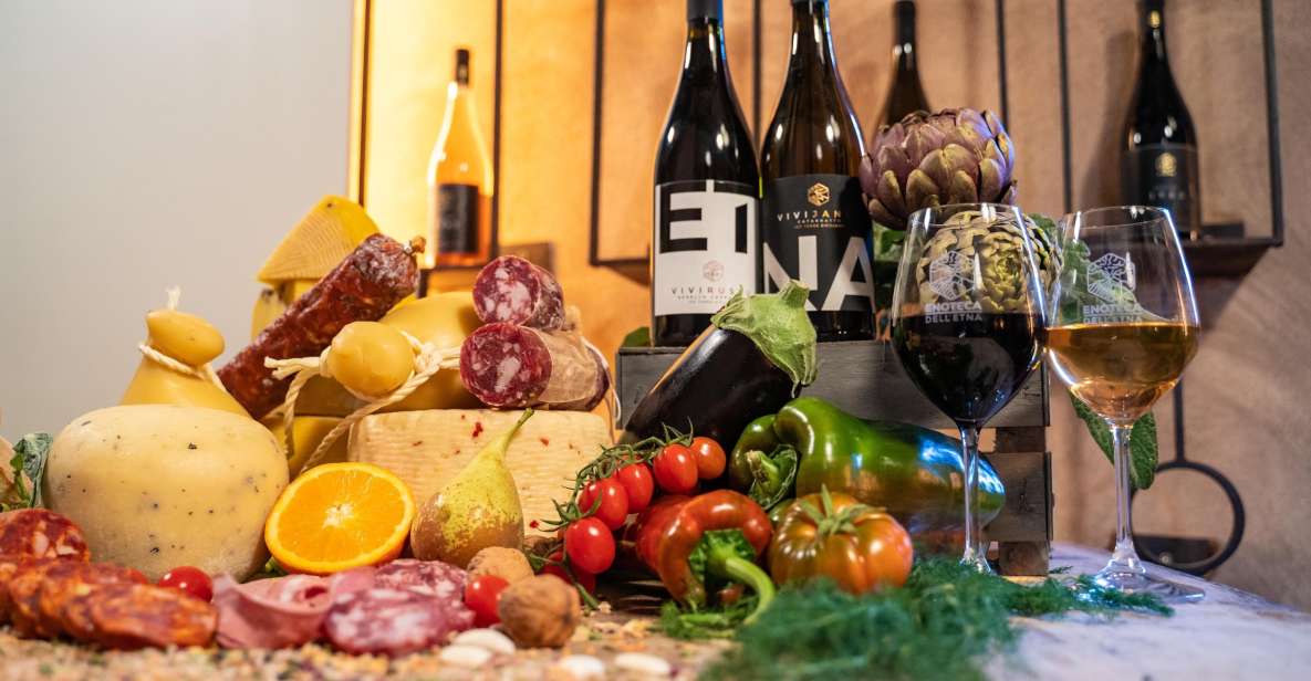 Enoteca dell'Etna: Iemu Spizzicannu Tasting - The big Sicilian food sequence: meats, preserves, fried bites, and caponata