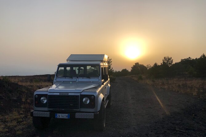 Etna at sunset - 4x4 tour with Sicilian sweet aperitif - Lava flows, crater walks, and the helmeted cave stop