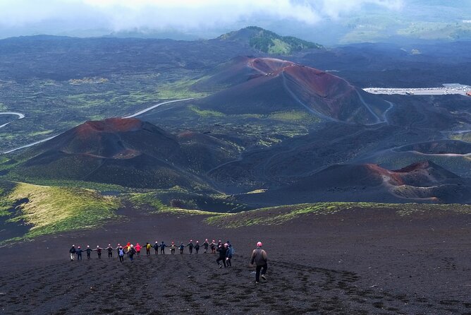 Etna excursion 3000 meters with 4x4 cable car and Trekking - Barbagallo crater and Torre del Filosofo: walking near lava flows