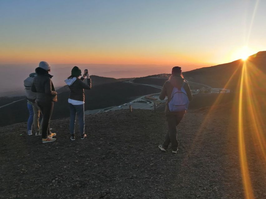 Etna excursions at sunset ancient craters and lava flows - Stop 1: extinct side craters—and how they teach you to read Etna