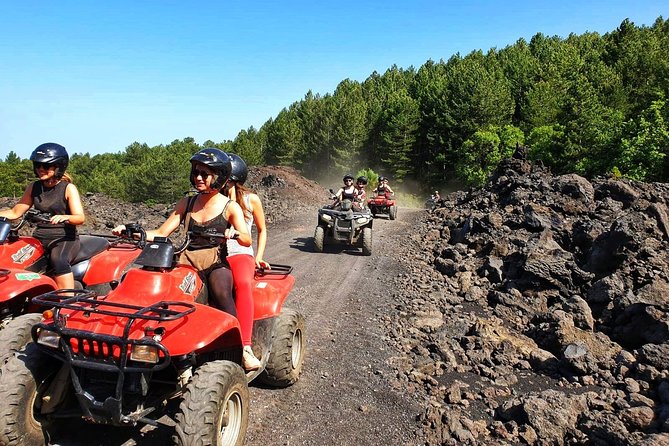 Etna quad tour - half day - Viewpoints over the sea and Taormina: weather is your co-pilot