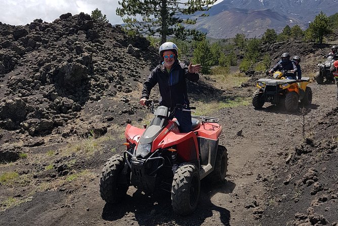Etna quad tour - half day - What you get, what you bring, and what to wear on dusty Etna