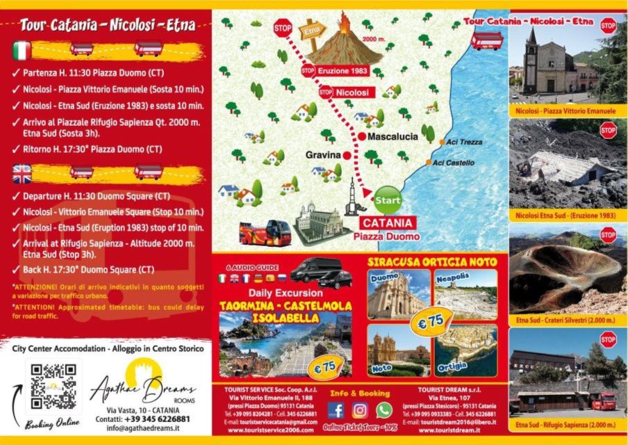 Etna Tour by Panoramic Bus - The 3-hour window at 2000m: where the tour earns its keep