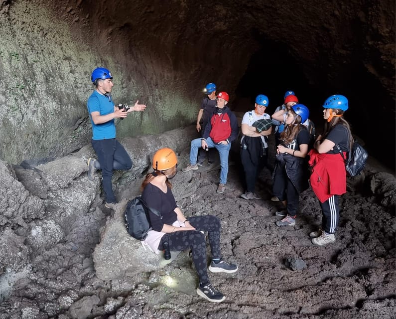 ETNA: TOUR GUIDATO DELL'ETNA CON PRELIEVO DA CATANIA - Grotta dei Tre Livelli: what it feels like to walk into a lava cave