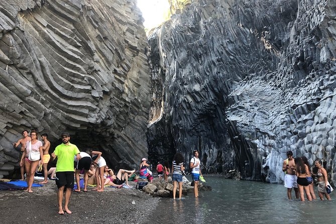 Etna, Wine and Alcantara Tour - From Taormina - The cave with a head torch: the underground part