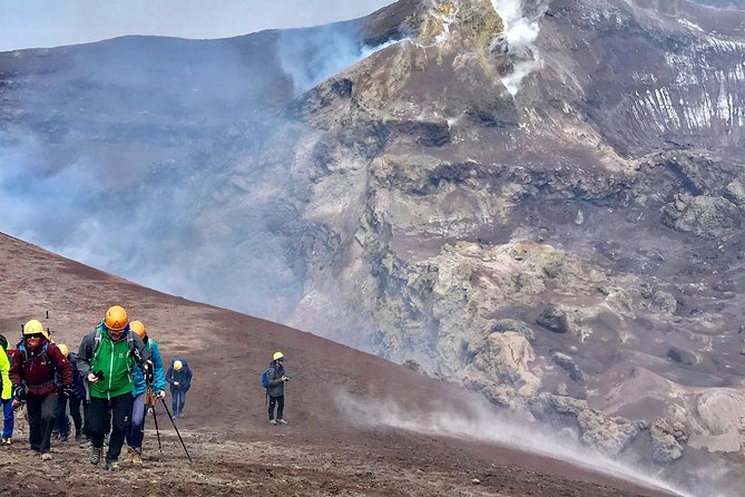 Excursion to the top of Etna |For good walkers (transport services not included) - Views from the summit cone: sea horizons and active-vapor detail