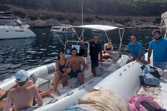 Favignana and Levanzo: Island tour by rib boat from Trapani - Grotta del Bue Marino: tuff quarries and big views