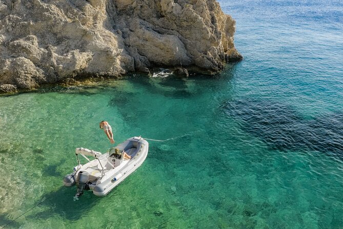 Favignana inflatable boat tour, wine tasting, snorkeling and relaxation - Price and value: $150.18 makes sense if you want both water time and wine