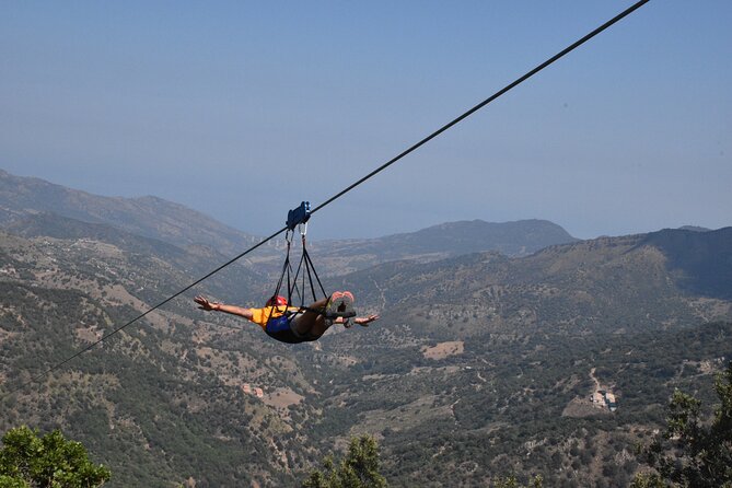 Flight with the Zipline Sicily in San Mauro Castelverde - The Three Flight Modes: Angel, Seated, and Freestyle