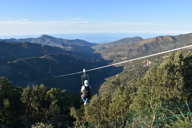 Flight with the Zipline Sicily in San Mauro Castelverde - The Included Shuttle and the Arrival Station Ecomuseum Option
