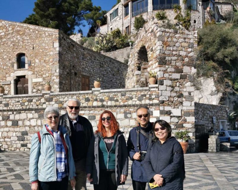 From Catania: Day Trip to Giardini Naxos and Taormina - Castelmola’s streets and Norman-wall ruins (plus the view near the Roman Arch)