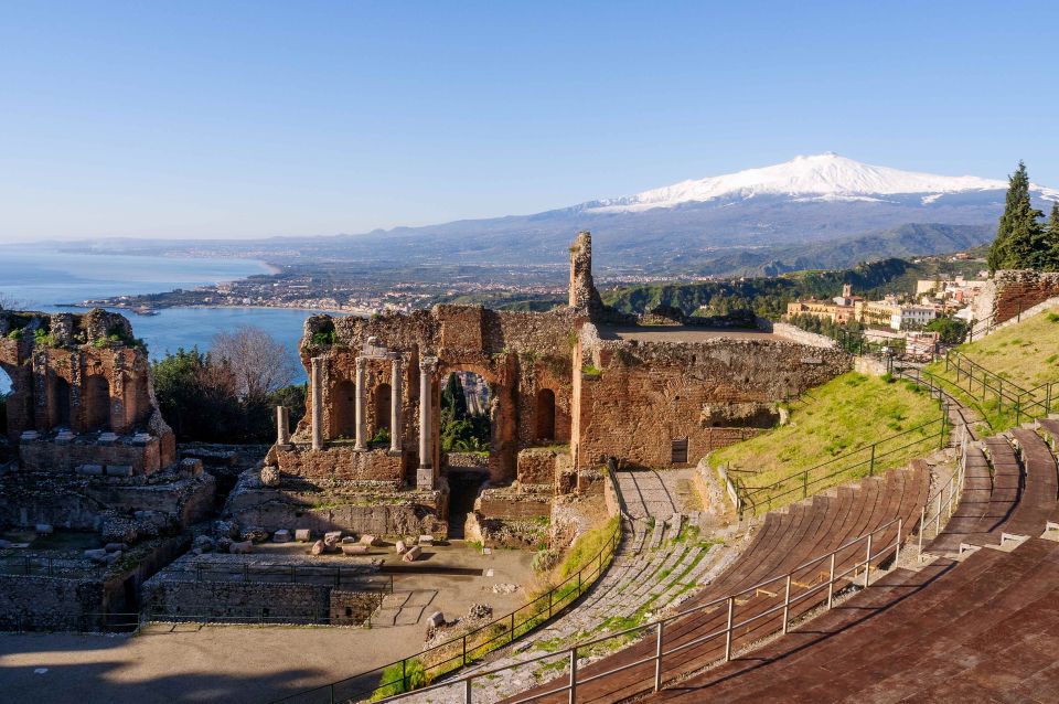 From Catania: Day Trip to Mount Etna and Taormina - Hiking Etna near 2000 meters: craters, lava paths, and real cave time