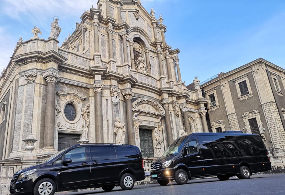 From Catania: Siracusa, Ortigia, Noto audio-guided tour - How the Catania to Syracuse–Ortigia–Noto van day really works