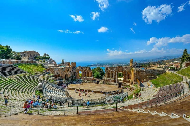 From Catania: Taormina, Isola bella & Castelmola tour - Isola Bella Bay: the Ionian Sea stop and optional swim time