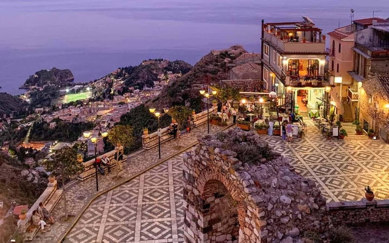 From Catania: Taormina, Isola bella & Castelmola tour - Van ride details: group size, comfort, and timing