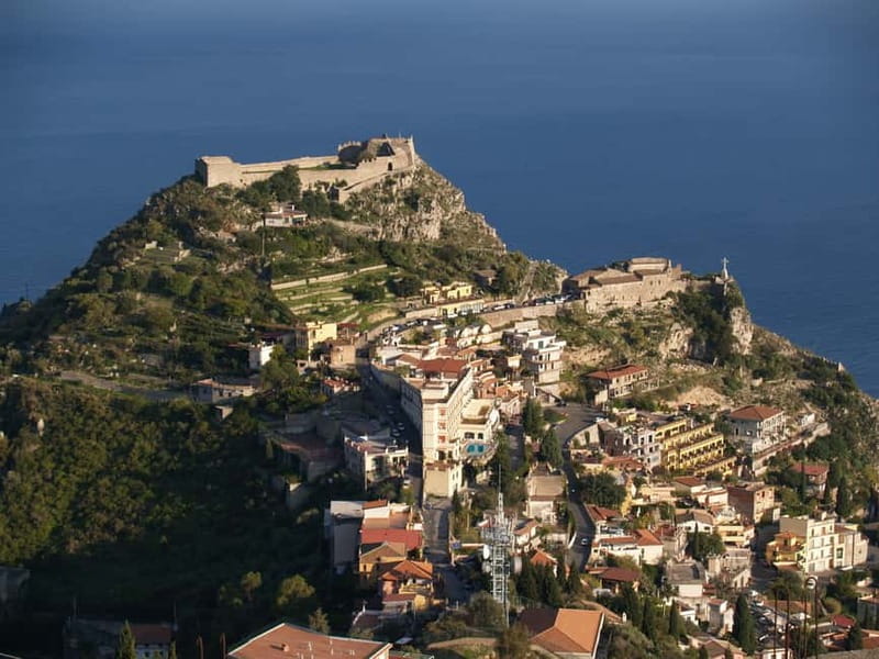 From Catania: Taormina, Savoca, & Castelmola Tour w/ Lunch - Taormina’s Greek Theatre and Corso Umberto: the big payoff