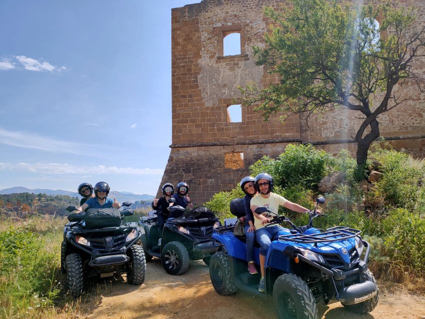 From Ribera: Quad Tour in the province of Agrigento - Pianagrande Coast Run: River Fords, Wooded Trails, and Sea Views
