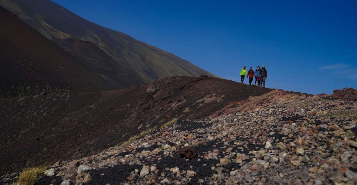 From Syracuse: Mount Etna Guided Morning Hike & Food Tasting - The van ride and the Silvestri Craters briefing