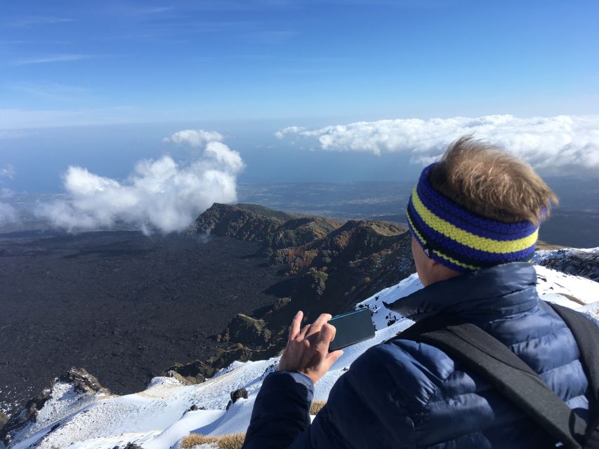 From Taormina or Catania: Private Full-Day Mount Etna Hike - Valle del Bove caldera and summit craters: the view payoff