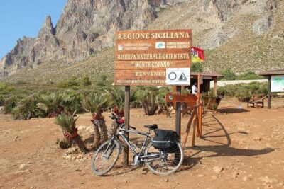 From the Mountain to the Sea:Erice and the Reserve of Monte Cofano - Cycling Toward Castelluzzo and Those Egadi Islands Views