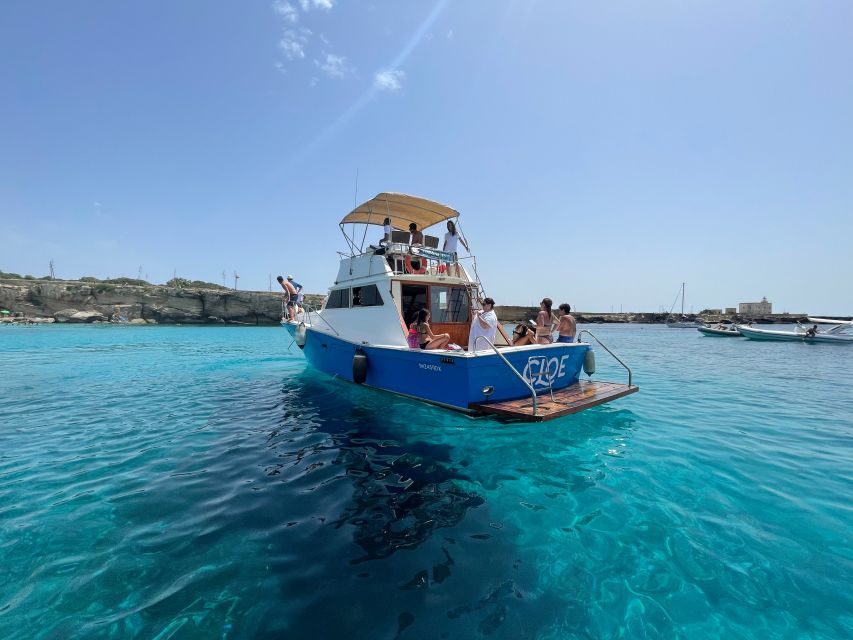 From Trapani: Favignana and Levanzo Boat Tour with Lunch - From Trapani Port to the Egadi Islands: Getting On Board Smoothly